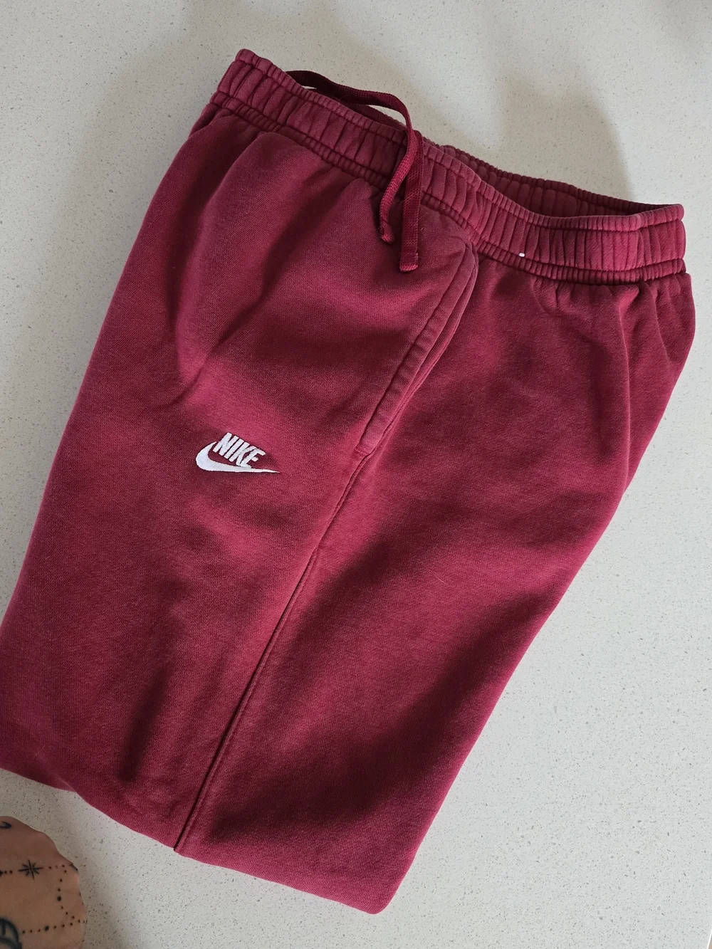 Nike Burgundy Jogger Sweatpants